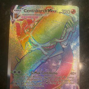 pokemon centiskorch vmax rainbow